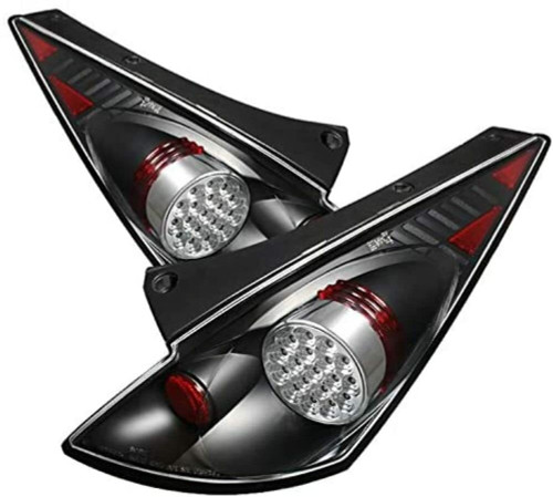 Spyder LED Tail Lights for Nissan 350Z - Black