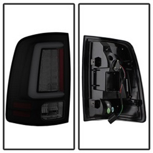 Spyder Light Bar LED Tail Lights for Dodge Ram 1500 - Black Smoke