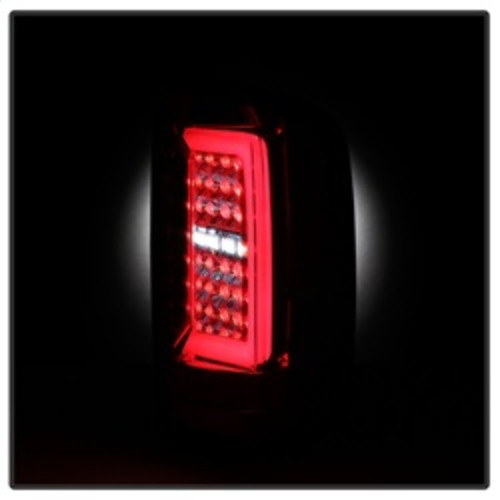 Spyder Light Bar LED Tail Lights for Chevy Colorado - Red Clear