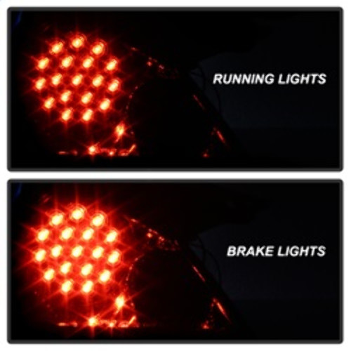 Spyder LED Tail Lights for Nissan 350Z - Smoke