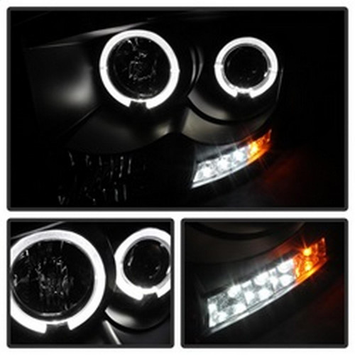 Spyder Projector Headlights LED Halo for Dodge Ram 1500/Ram 2500 - Black
