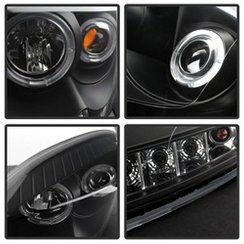 Spyder Projector Headlights LED Halo for Dodge Ram 1500/Ram 2500 - Black