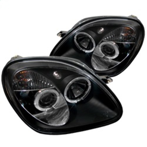 Spyder 1PC Projector Halogen LED Halo for Mercedes Benz SLK - Black Spyder 1PC Projector Halogen LED Halo for Mercedes Benz SLK - Black