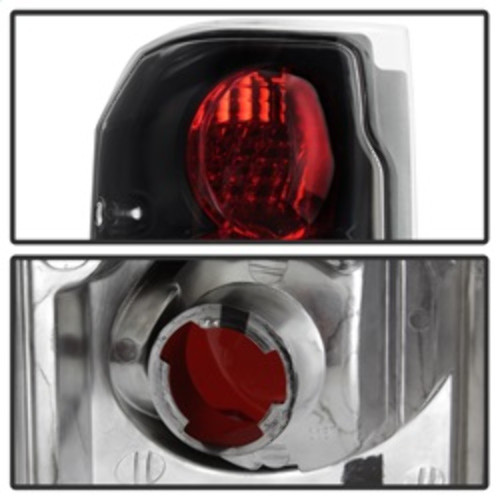 Spyder Euro Style Tail Lights for Ford F150/Ford Bronco - Black