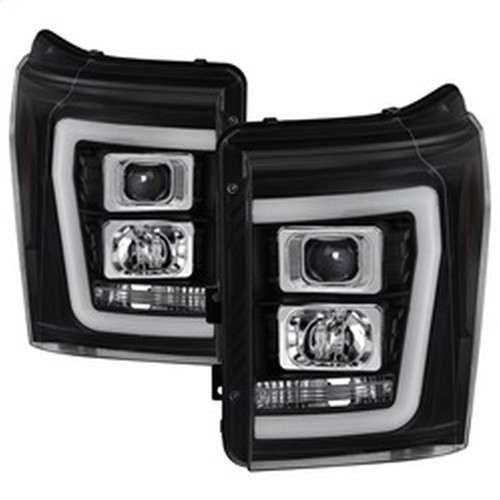 Spyder V2 Projector Headlights for Ford F-250/F-350/F450 Super Duty - Black