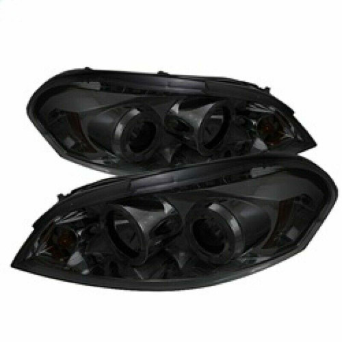 Spyder Projector Headlights LED Halo for Chevy Impala - Smoke