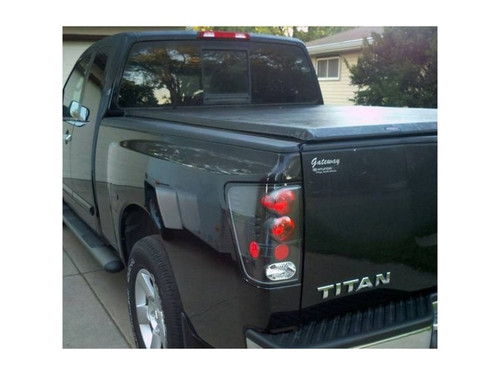Spyder Euro Style Tail Lights for Nissan Titan - Black