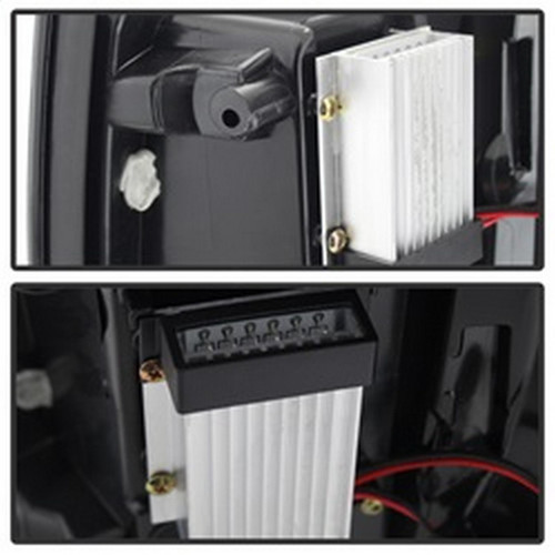 Spyder LED Tail Lights for Ford F150 - Black