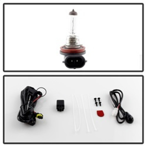 Spyder Fog Light w/ Universal Switch for Ford Mustang - Clear