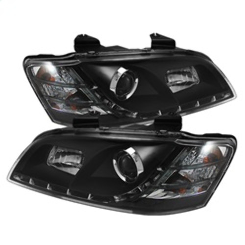 Spyder Projector Headlights DRL for Pontiac G8 - Black Spyder Projector Headlights DRL for Pontiac G8 - Black