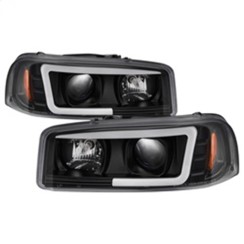 Spyder V2 Projector Headlights DRL for GMC Sierra 1500/2500/3500 - Black Spyder V2 Projector Headlights DRL for GMC Sierra 1500/2500/3500 - Black