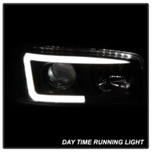 Spyder V2 Projector Headlights DRL for GMC Sierra 1500/2500/3500 - Black Spyder V2 Projector Headlights DRL for GMC Sierra 1500/2500/3500 - Black