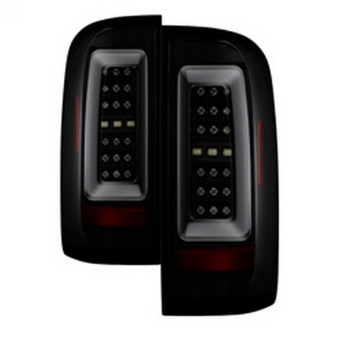 Spyder Light Bar LED Tail Lights for Chevy Colorado - Black Smoke