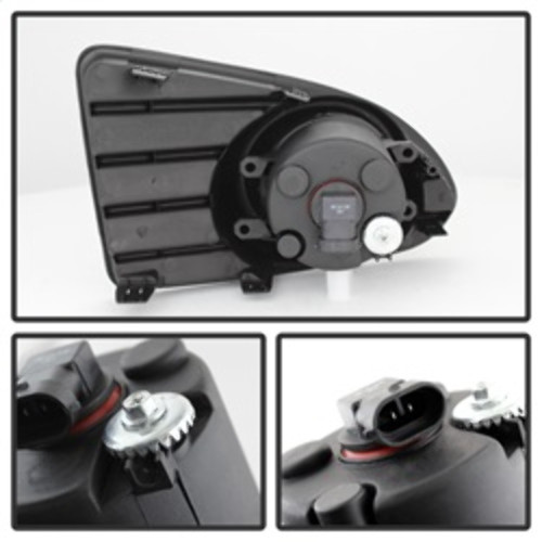 Spyder Fog Light w/ Switch for Scion IQ - Clear