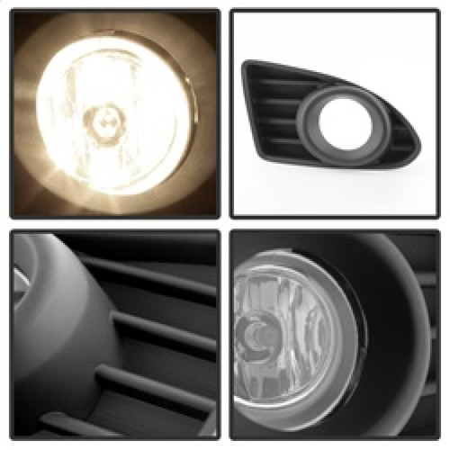 Spyder Fog Light w/ Switch for Scion IQ - Clear