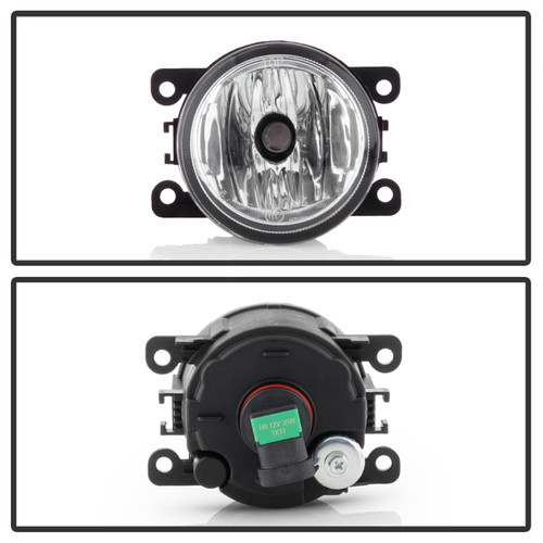 Spyder Style Fog Lights w/ Universal Switch for Dodge Ram 1500 - Clear