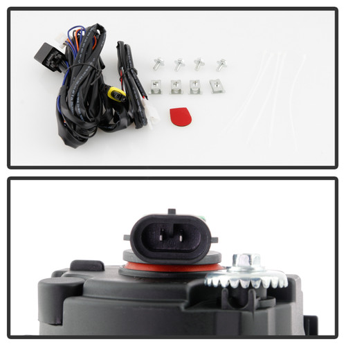 Spyder Style Fog Lights w/ Universal Switch for Dodge Ram 1500 - Clear