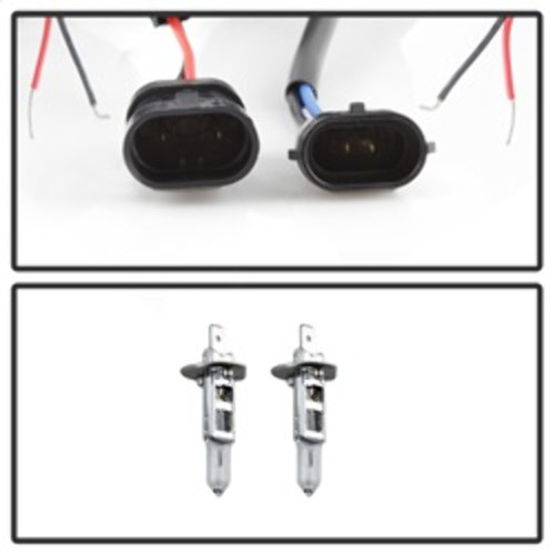 Spyder Projector Headlights LED Halo for Toyota Tundra - Smoke