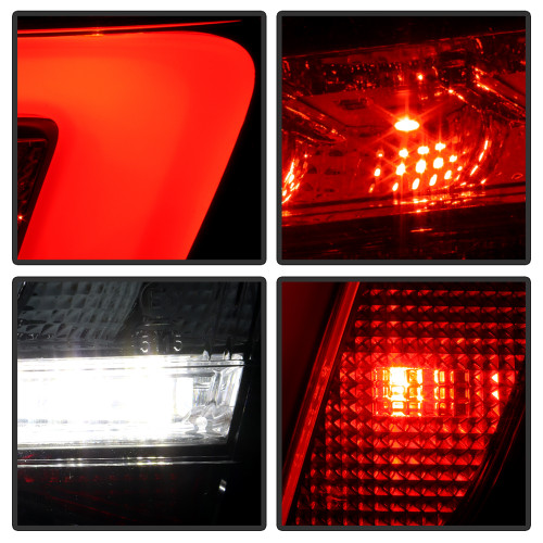 Spyder LED Tail Lights for Audi A4 4DR - Black