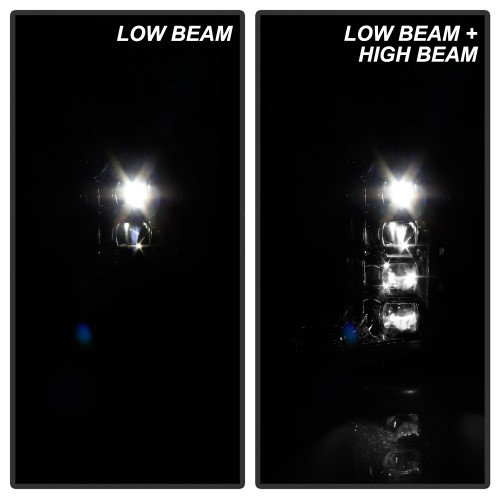 Spyder Full LED Headlights for Ford F-250/F-350/F450 - Black