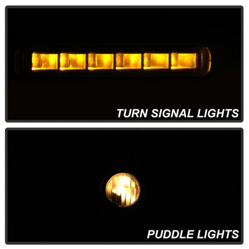 xTune Heated Amber Seq LED Signal Pwr Mirrors for Ford F-150 - Pair