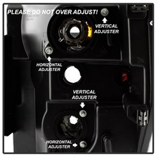 Spyder Projector Headlights V2 Light Bar DRL LED for Ford F-250 - Black