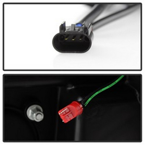 Spyder Projector Headlights V2 Light Bar DRL LED for Ford F-250 - Black