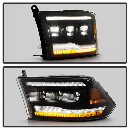 Spyder Headlights Halogen Model Only for Dodge RAM 1500/RAM 2500/3500