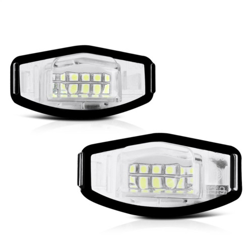 xTune LED License Plate Bulb Assembly for Honda Civic - White 5500K Pair