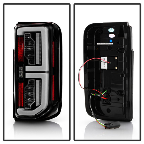 Spyder LED Tail Lights for Ford Bronco Factory LED Model - Black
