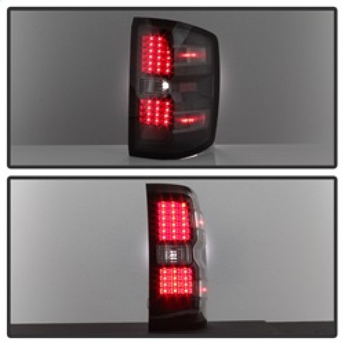 xTune LED Tail Lights for Chevy 1500/Silverado 2500HD/3500HD - Black