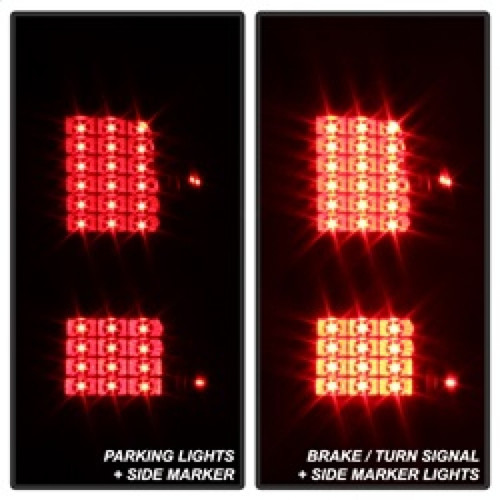 xTune LED Tail Lights for Chevy 1500/Silverado 2500HD/3500HD - Black