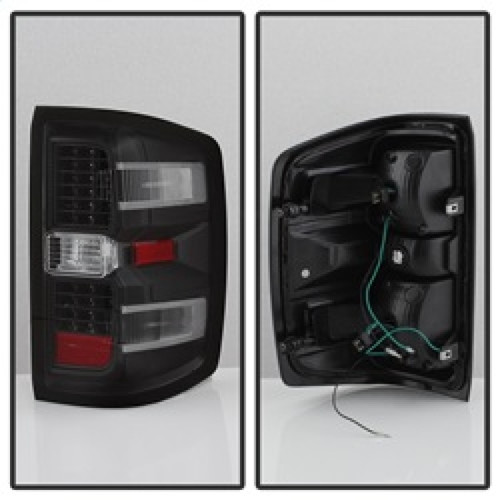 xTune LED Tail Lights for Chevy 1500/Silverado 2500HD/3500HD - Black