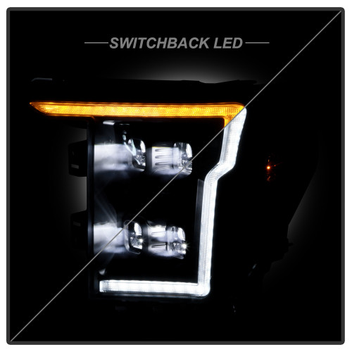 Spyder Quad High-Power LED Module for Ford F150 - Black