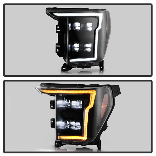 Spyder Quad High-Power LED Module for Ford F150 - Black