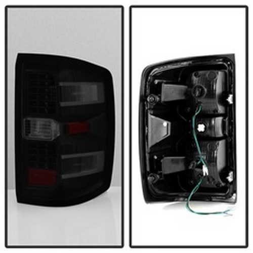xTune LED Tail Lights for Chevy 1500/Silverado 2500HD/3500HD - Black Smoked