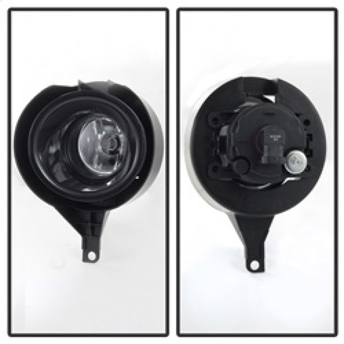 Spyder Fog Lights w/ Switch for Nissan Frontier Metal Chrome Bumper - Clear
