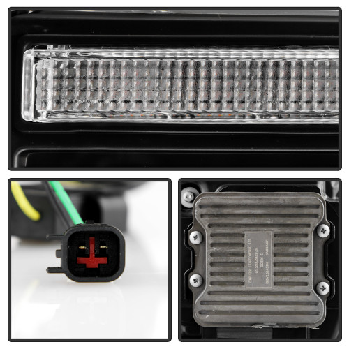 Spyder High-Power LED Headlights for Ford F250/F350 Halogen - Black