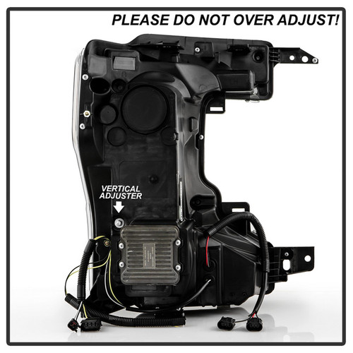 Spyder High-Power LED Headlights for Ford F250/F350 Halogen - Black