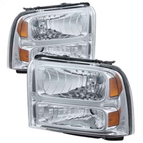 xTune Crystal Headlights for Ford Superduty - Chrome