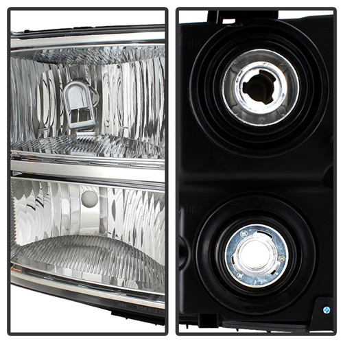 xTune Crystal Headlights for GMC Sierra - Chrome