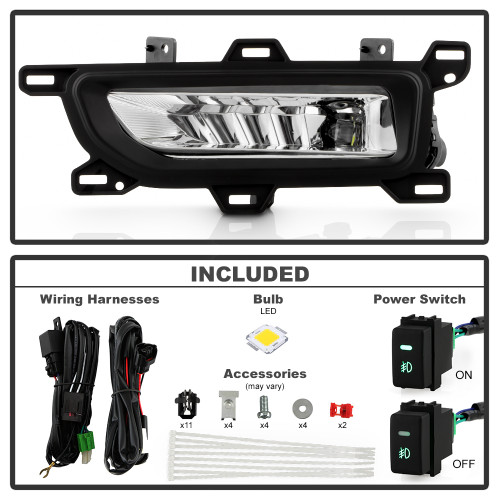 Spyder Style Fog Lights w/ Switch for Nissan Titan - Clear Spyder Style Fog Lights w/ Switch for Nissan Titan - Clear