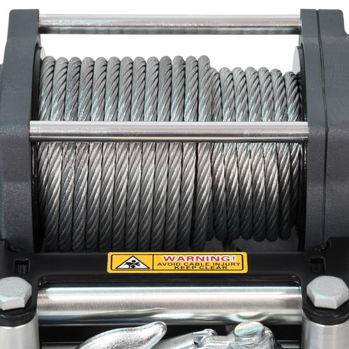 Superwinch 4500 LBS 12V DC 15/64in x 50ft Steel Rope Terra 4500 Winch - Gray