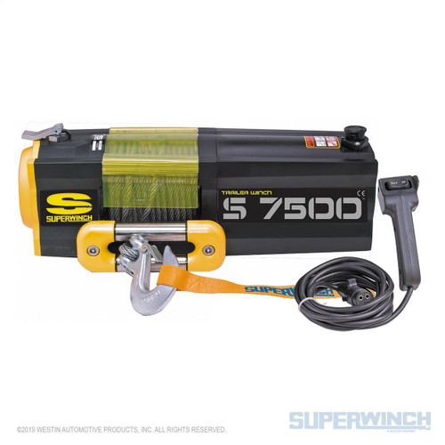 Superwinch 7500 LBS 12VDC 5/16in X 54ft Steel Rope S7500 Winch