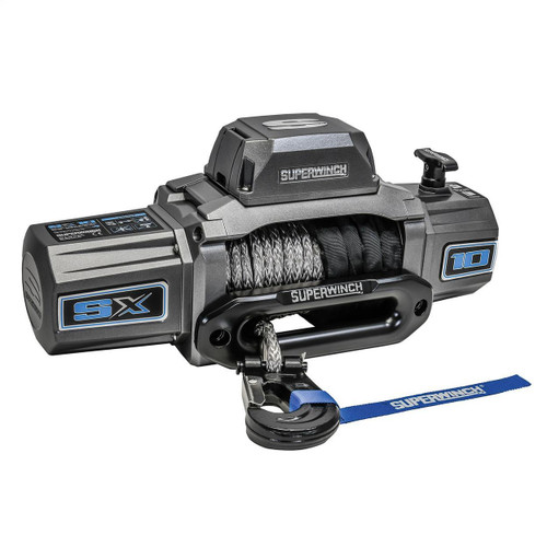 Superwinch 10000 LBS 12VDC 3/8in X 80ft Synthetic Rope SX 10000 Winch