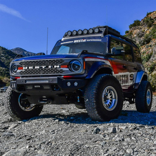 Superwinch  Hidden Winch Mount - Black for Ford Bronco