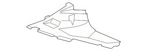Fender Splash Shield BM1251135 - front view