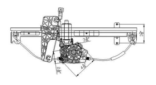 Window Regulator CH1350122 - diagram