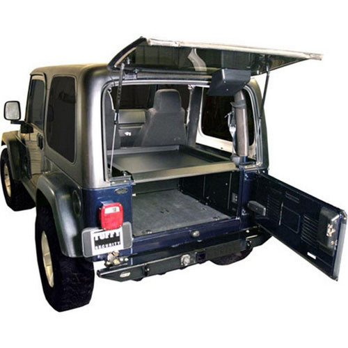 Tuffy Security Deck Enclosure Black for Jeep TJ, LJ & YJ (2001)