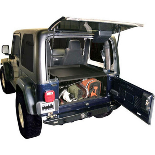 Tuffy Security Deck Enclosure Black for Jeep TJ, LJ & YJ (2001)